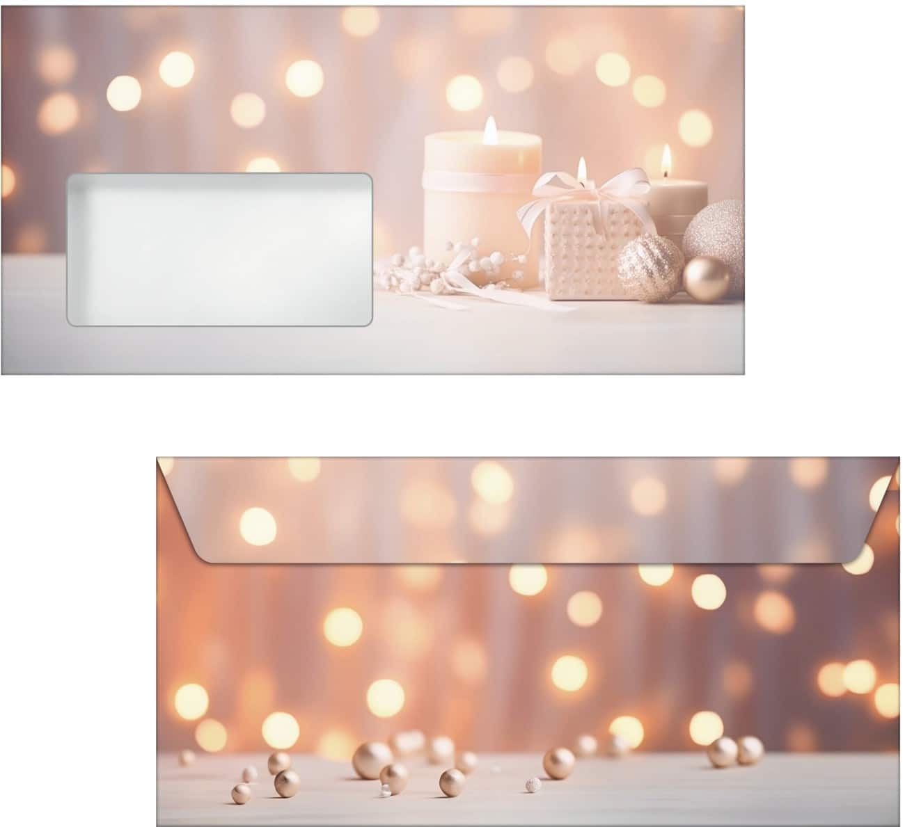 Sigel Kerzen Weihnachtsumschläge 2,5 x 11,1 cm Beige 50 Stück