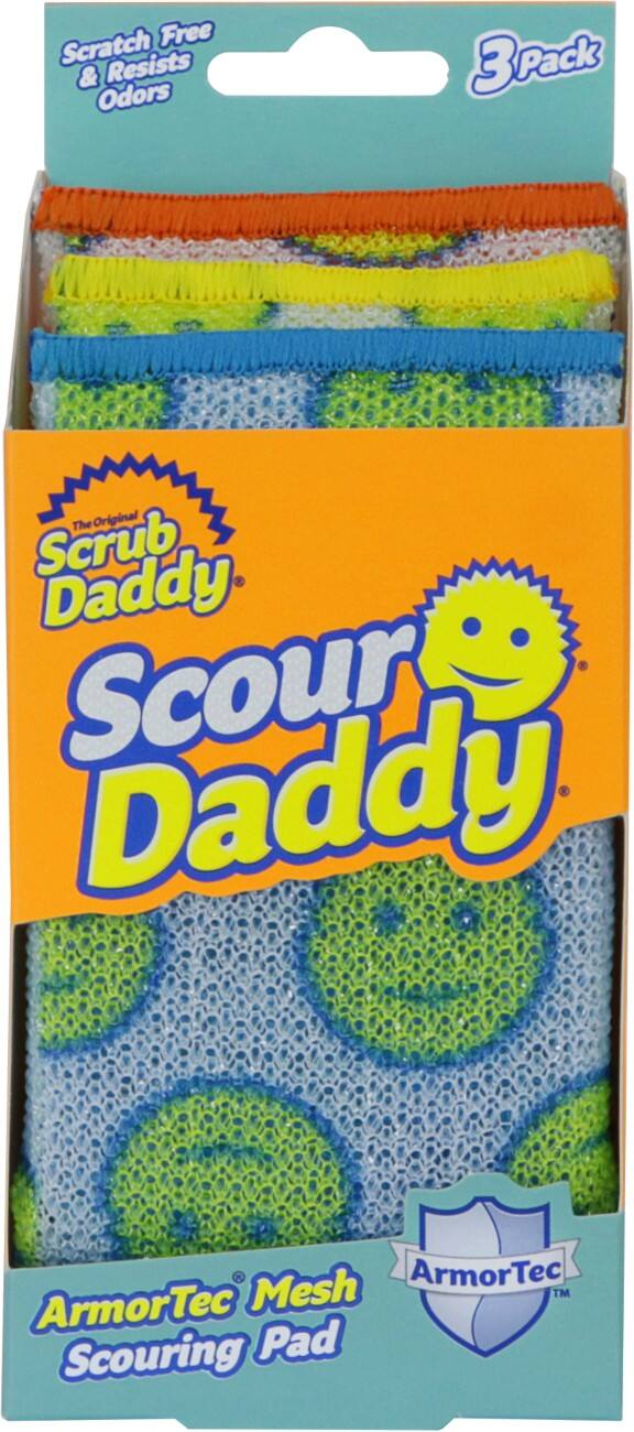 Scrub Daddy Scheuerschwamm 6,8 x 6,6 x 16,2 cm Mehrfarbig 3 Stück