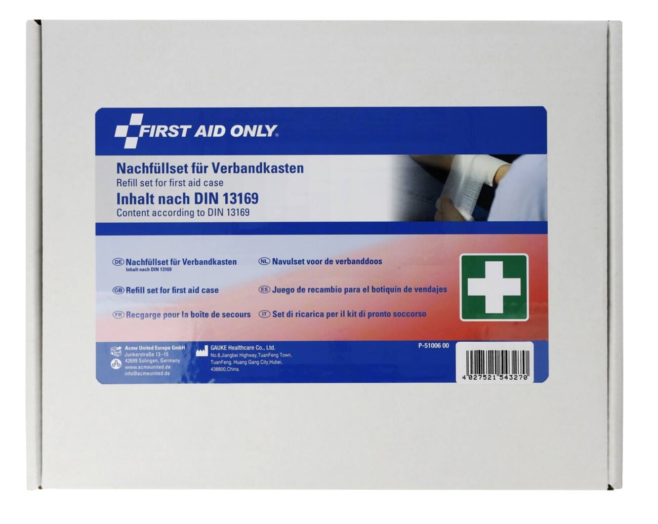 First Aid Only Erste-Hilfe-Kasten Nachfüllung DIN 13169