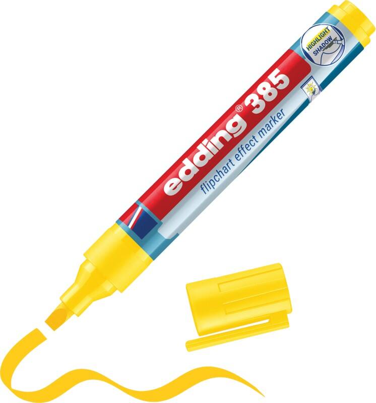 edding Effect 385 Flipchart-Marker Gelb