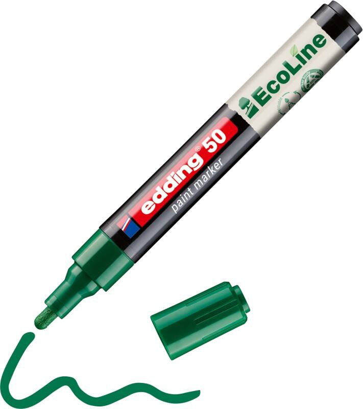 edding EcoLine 50 Permanent Paint Marker Grün