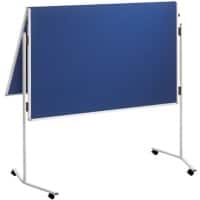 FRANKEN Premiumline Moderationstafel Nicht magnetisch Freistehend 1280 mm (B) x 1950 mm (H) Filz Blau