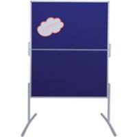 FRANKEN Proline Moderationstafel Nicht magnetisch Freistehend 1250 mm (B) x 1900 mm (H) Filz Blau