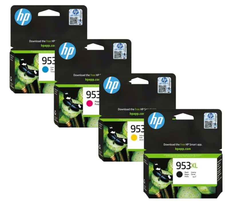 HP 953XL Original Tintenpatrone Schwarz, Cyan, Magenta, Gelb Multipack 4 Stück