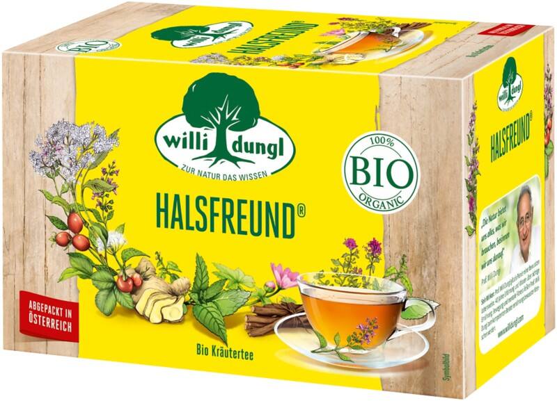 Willi Dungl Halsfreund Teebeutel 20 Stück à 2 g