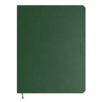 de KEMPEN Notizbuch DIN A5 Liniert Gebunden Seitlich gebunden Softcover Grün 192 Seiten