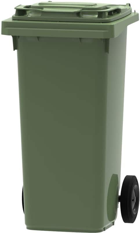 Mülltonne 120 L Grün Kunststoff