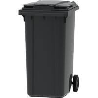 Mülltonne 240 L Grau Kunststoff
