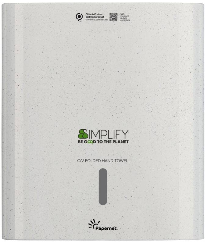 Papernet Simplify C/V - Fold Papierhandtuchspender 421337 Weißes Holz