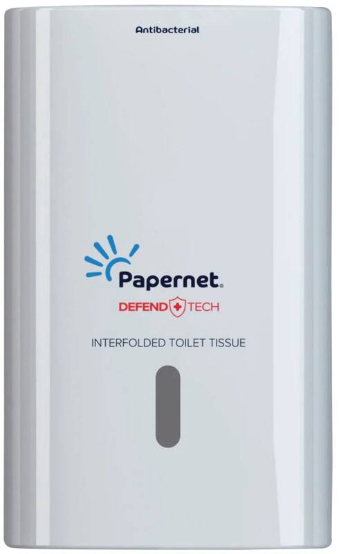 Papernet Defend Tech Interfolded Toilettenpapierspender 416147 Weiß