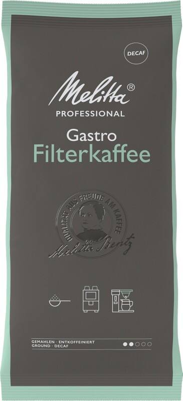 Melitta Professional Gastro Gemahlener Kaffee Entkoffeiniert 500 g