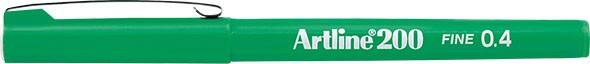 Artline Fineliner Filzspitze Grün 200