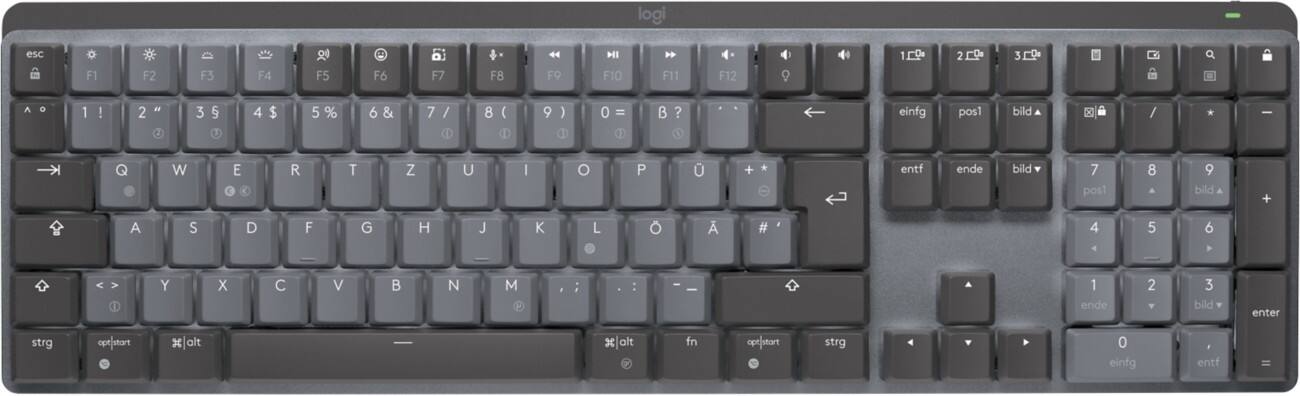 Logitech MX Mechanical Kabellose Tastatur QWERTZ Graphit