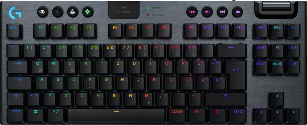Logitech G G15 X Lightspeed TKL Gaming Kabellose Tastatur QWERTZ Schwarz
