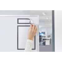 magnetoplan magnetofix DIN A4/A5 Inforahmen Magnetisch Grau 1131701 7,5 (B) x 0,8 (T) x 28,5 (H) cm 5 Stück