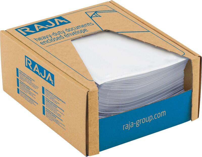 RAJA Dokumententaschen Transparent 33 (B) x 24,5 (H) cm LDPE (Polyethylen niedriger Dichte) 250 Stück