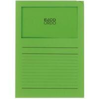Elco Ordnungsmappe DIN A4 Grün Papier  10 Stück 