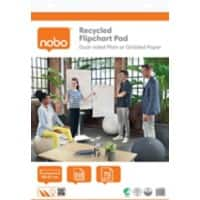 Nobo Flipchart-Papier Blanko, Kariert 58 x 81 cm 70 g/m² 50 Blatt