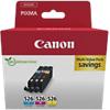 Canon CLI-526 Original Tintenpatrone Cyan, Magenta, Gelb Multipack 3 Stück