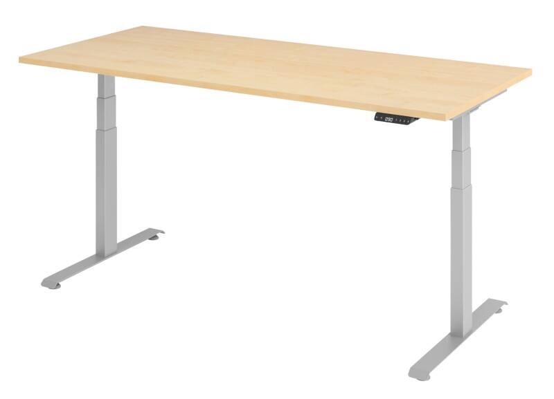 VLXK65 Elektrisch Höhenverstellbar Sitz-Stehschreibtisch Ahorn C-Fuß 1.800 (B) x 800 (T) x 1.295 (H) mm Spanplatte, Stahl