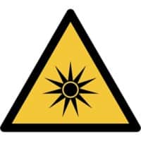 Djois Warnschild Warnung vor optischer Strahlung Klebstoff, einschraubbar PP (Polypropylen) 30 (B) x 0,14 (H) cm