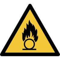 Djois Warnschild Warnung vor brandfördernden Stoffen Klebstoff, einschraubbar PP (Polypropylen) 15 (B) x 0,14 (H) cm