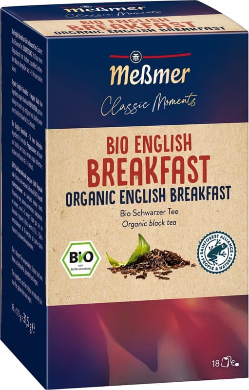 Meßmer Classic Moments BIO English Breakfast Teebeutel English Breakfast 18 Stück à 1.75 g