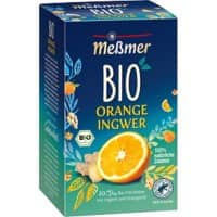 Meßmer Classic Moments BIO Früchtetee Teebeutel Orange Ingwer 20 Stück