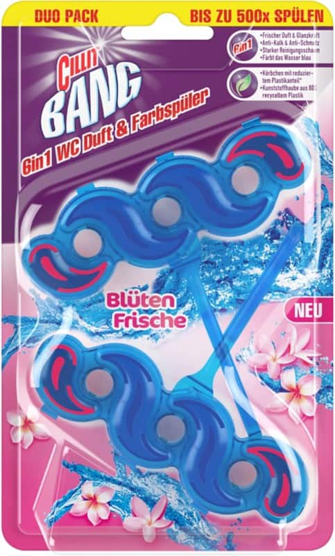 Cillit Bang 6in1 WC Duft & Farbspüler WC-Reiniger 2 Stück