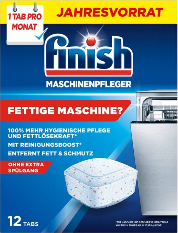 Finish Spülmaschinenreiniger 12 Stück