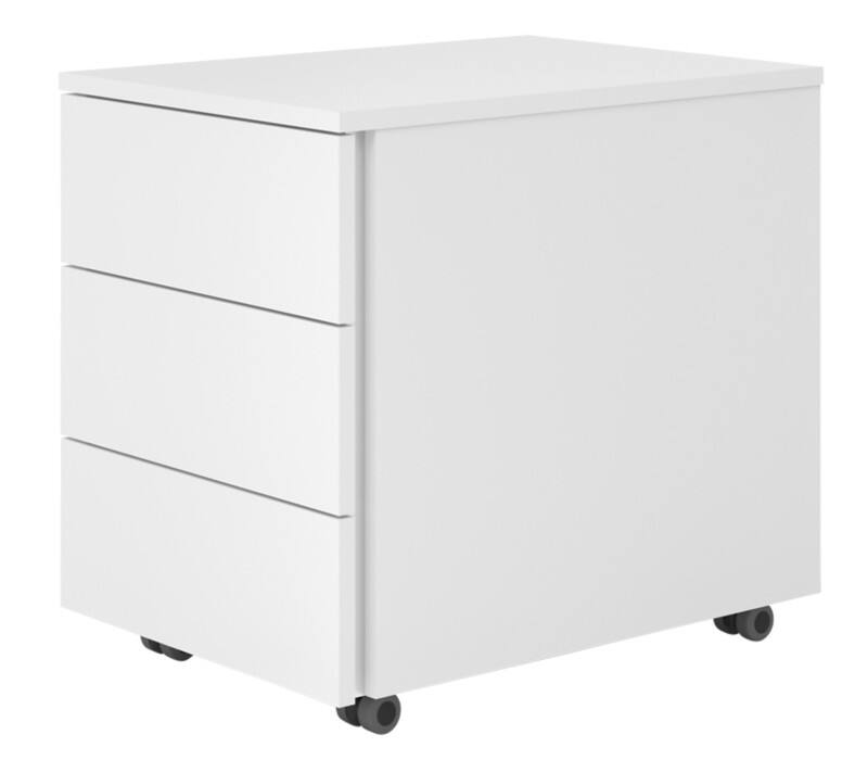 Rollcontainer Weiß 395 x 548 x 510 mm