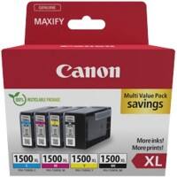 Canon PGI-1500XL Tintenpatrone 9182B010 Schwarz, Cyan, Magenta, Gelb Multipack 4 Stück