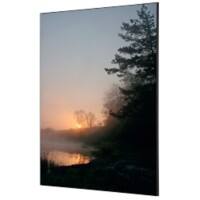 SHOWDOWN Textile Wanddekoration Wald Sonnenaufgang Mehrfarbig Aluminium