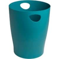Exacompta Skandi Papierkorb Pazifikblau PP (Polypropylen) 45334D 15 L