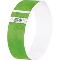 Sigel Super Soft Event-Armbänder Neongrün 120 Stück