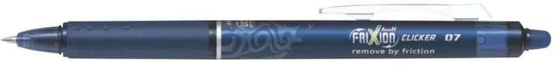 Pilot FriXion Clicker Tintenroller Blau Mittel 0,4 mm Nachfüllbar