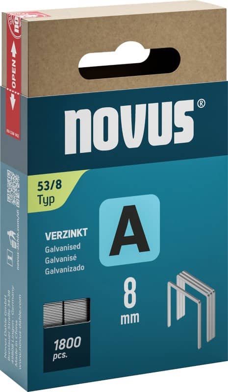 Novus Heftklammern A 53 042-0774 8 mm 1800 Heftklammern