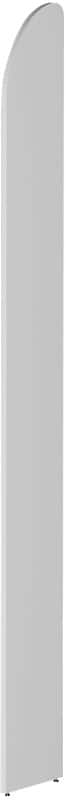 Kerkmann Abschlusswange Weiß 19 x 325 x 2.600 mm
