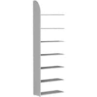 Kerkmann Anbauregal Grau 800 x 325 x 2.600 mm