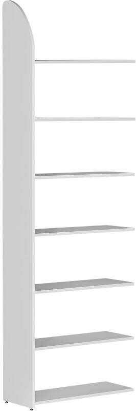 Kerkmann Anbauregal Weiß 800 x 325 x 2.600 mm