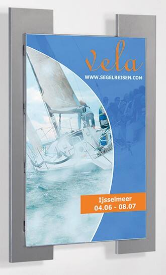 Kerkmann Inforahmen Wandmontiert Silber 43652714 37,7 x 2 x 50 cm