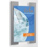 Kerkmann Inforahmen Wandmontiert Silber 43652714 37,7 x 2 x 50 cm