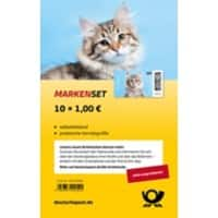 Deutsche Post "Katze" Briefmarken 1,00€ Selbstklebend 10 Stück