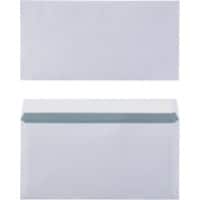 Viking DL Abziehstreifen Briefumschläge Weiß 220 (B) x 110 (H) mm Ohne Fenster 80 g/m² 100 Stück