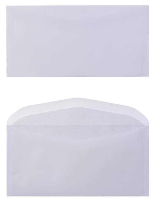 Viking Briefumschläge Ohne Fenster C6/5 229 (B) x 114 (H) mm Gummiert Weiß 80 g/m² 1000 Stück