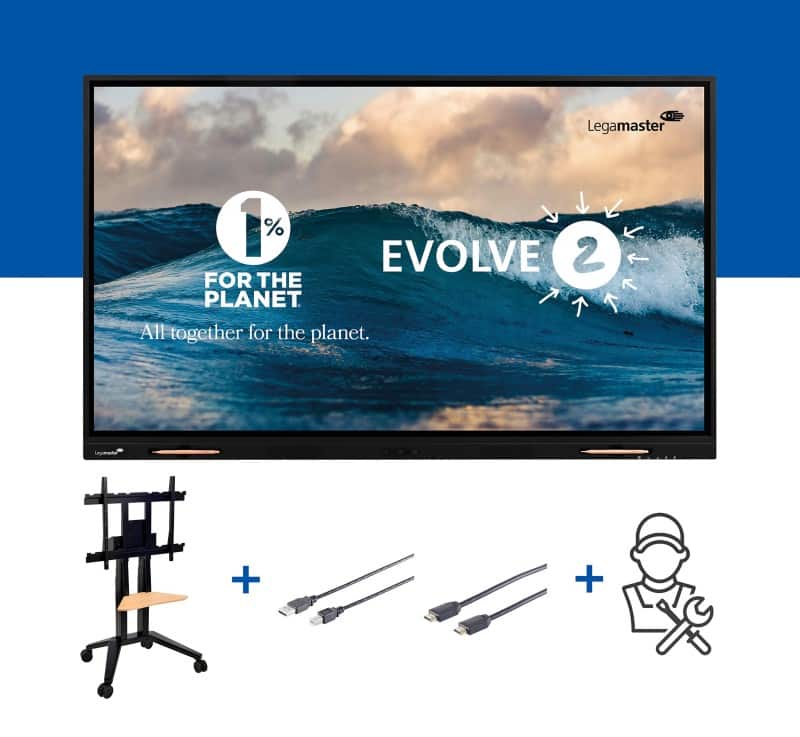 Legamaster Anzeigebildschirm EVOLVE 2 86" Touchdisplay