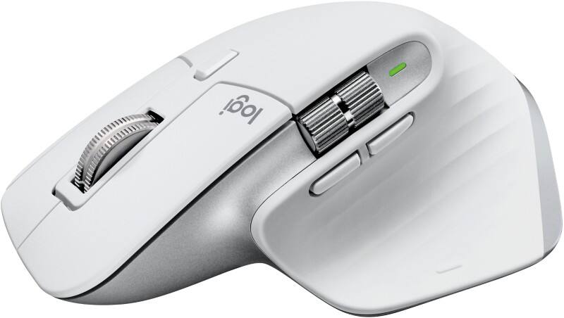 Logitech Kabellose Maus MX Master 3S Silber