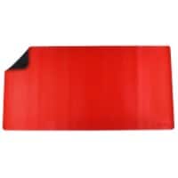 Deflecto Schreibunterlage Kunstleder, Leder, PVC (Polyvinylchlorid) Rot, Schwarz 120 x 60 cm