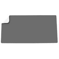 Deflecto Schreibunterlage Kunstleder, Leder, PVC (Polyvinylchlorid) Grau, Weiß 80 x 40 cm