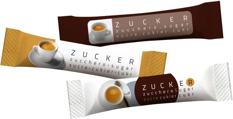 Hellma Sugar Sticks Granulated Sugar Pack of 150 of 2.5 g